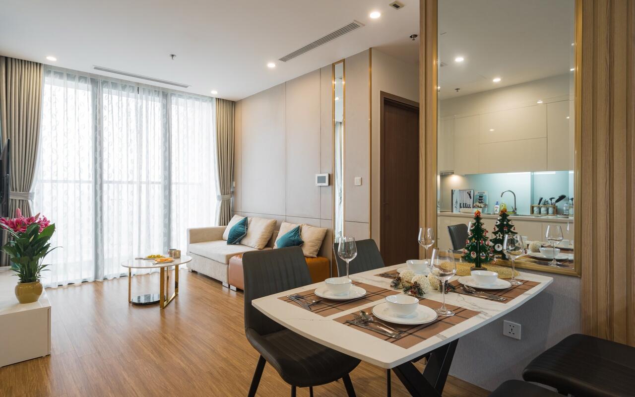 Bom Homes- Vinhomes Skylake- Service Apartment ハノイ市 エクステリア 写真